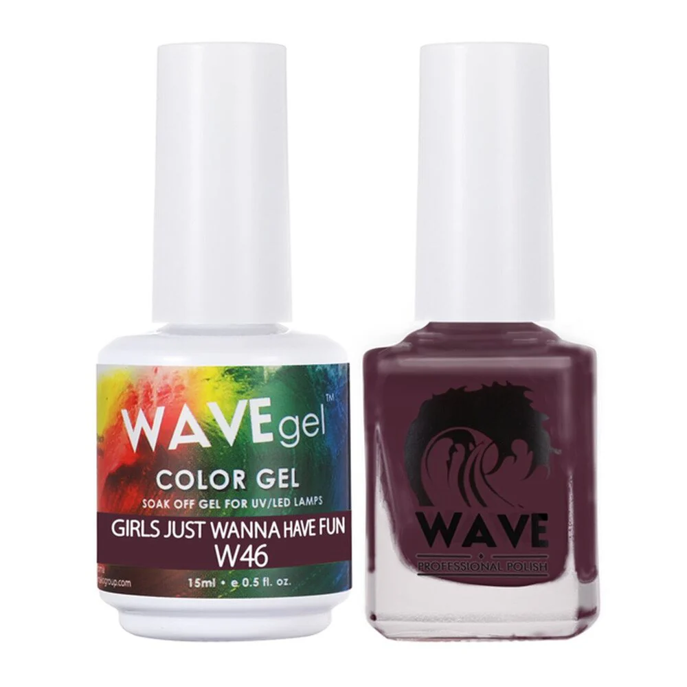 Wave Simplicity 2-In-1 Matching Duo Set / 1 Gel Polish 0.6 oz. + 1 Lacquer 0.5 oz. / #046 Girls Just Wanna Have Fun - 22698 - Image 2