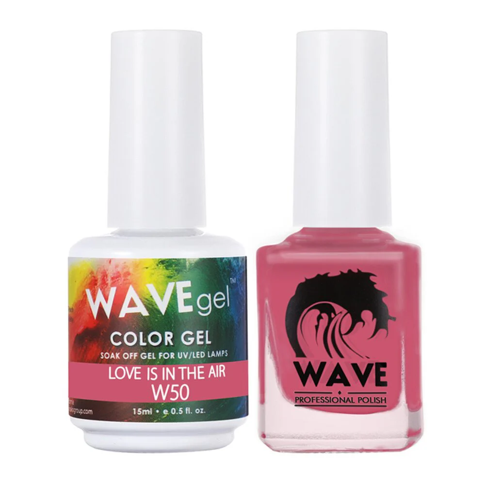 Wave Simplicity 2-In-1 Matching Duo Set / 1 Gel Polish 0.6 oz. + 1 Lacquer 0.5 oz. / #050 Love Is In The Air - 22698 - Image 2