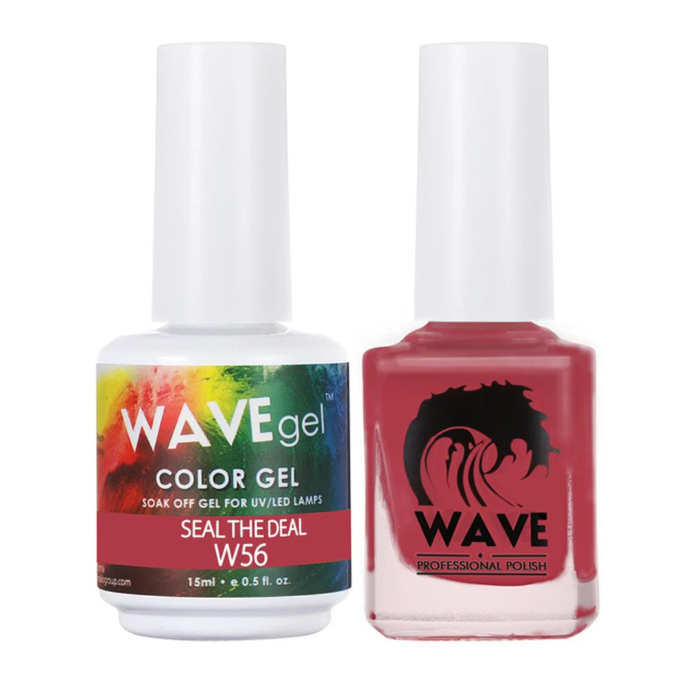Wave Simplicity 2-In-1 Matching Duo Set / 1 Gel Polish 0.6 oz. + 1 Lacquer 0.5 oz. / #056 Seal The Deal - 22698