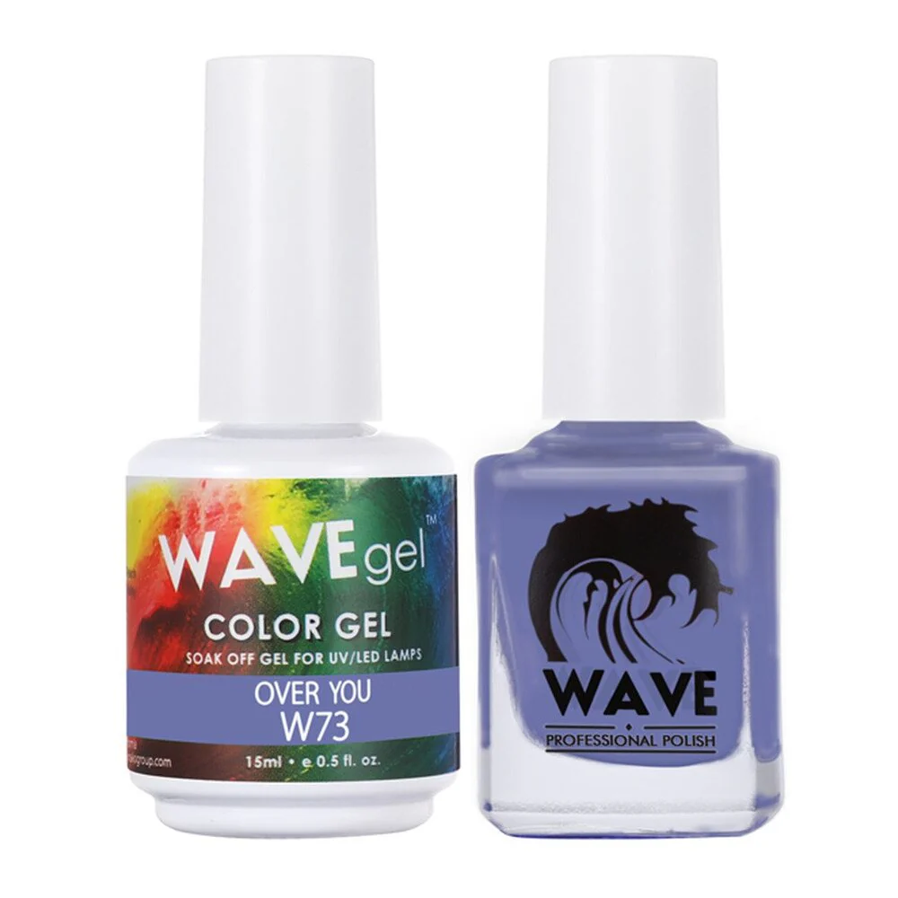 Wave Simplicity 2-In-1 Matching Duo Set / 1 Gel Polish 0.6 oz. + 1 Lacquer 0.5 oz. / #073 Over You - 22698