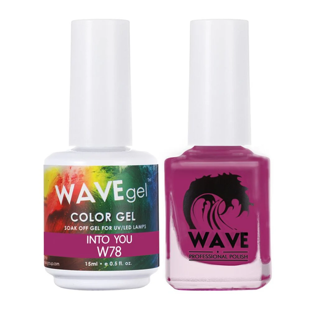 Wave Simplicity 2-In-1 Matching Duo Set / 1 Gel Polish 0.6 oz. + 1 Lacquer 0.5 oz. / #078 Into You - 22698 - Image 2