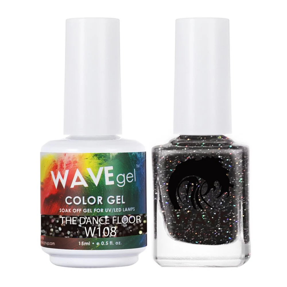 Wave Simplicity 2-In-1 Matching Duo Set / 1 Gel Polish 0.6 oz. + 1 Lacquer 0.5 oz. / #108 The Dance Floor - 22698 - Image 2