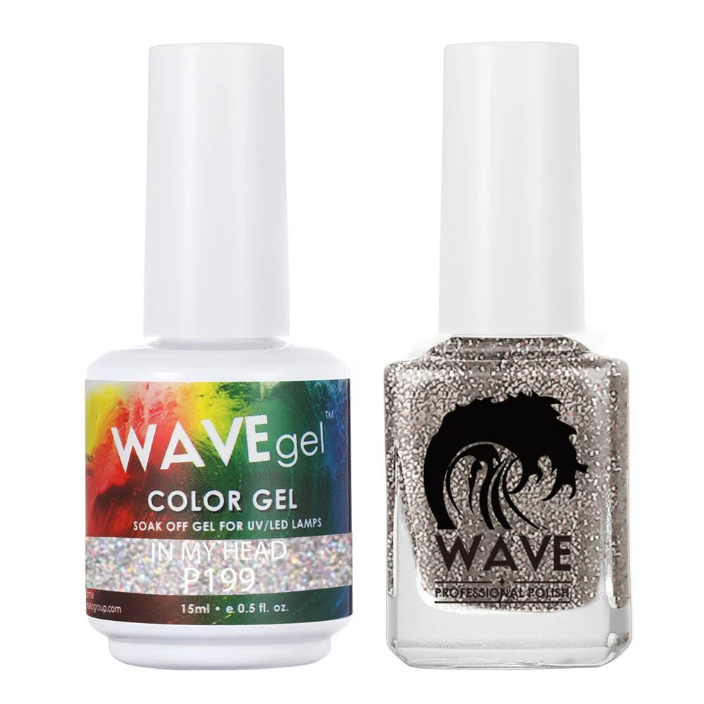 Wave Simplicity Collection 2-In-1 Matching Duo Set / 1 Gel Polish 0.5 oz. + 1 Lacquer 0.5 oz. / #P199 In My Head