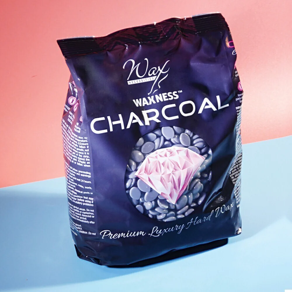 Waxness Charcoal Premium Luxury Hard Wax - Made in Italy / 1.1 lbs. - 17.6 oz. - 500 grams Each X 6 Bags = 6.6 Lbs - Image 5