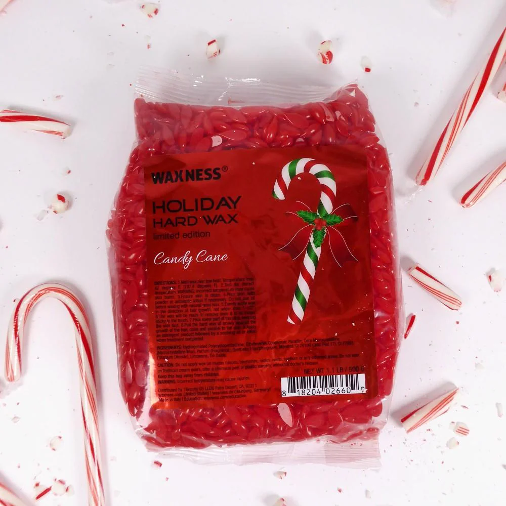 Holiday Limited Edition Candy Cane Hard Wax Beads - Made in Italy / Bulk 22 lbs. - 10 kg. by Waxness - Image 3