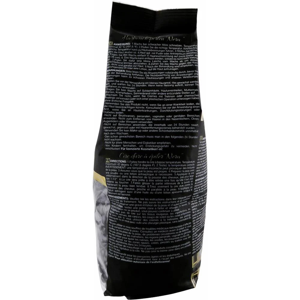 Nera Hard Wax - Made in Italy / 8.8 Lbs. Total = 2.2 lbs. - 35.27 oz. - 1 kg. Each X 4 Bags by Waxness - Image 4