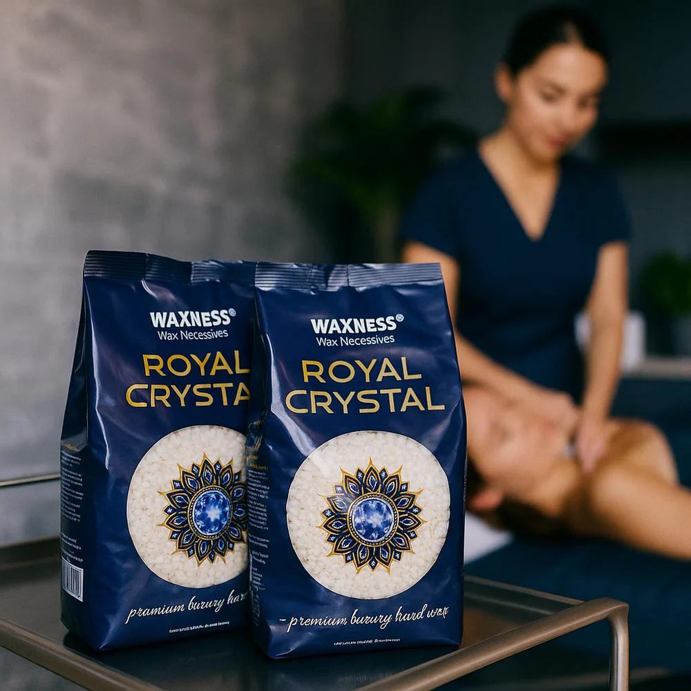 Royal Crystal Premium Luxury Hard Wax Beads - Made in Italy / 8.8 Lbs. (2 Bags - 4.4 lbs. - 70.5 oz. - 2,000 grams Each) by Waxness