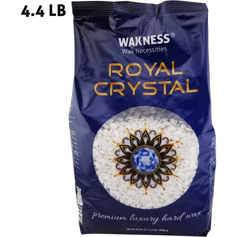 Royal Crystal Premium Luxury Hard Wax Beads - Made in Italy / 8.8 Lbs. (2 Bags - 4.4 lbs. - 70.5 oz. - 2,000 grams Each) by Waxness - Image 2