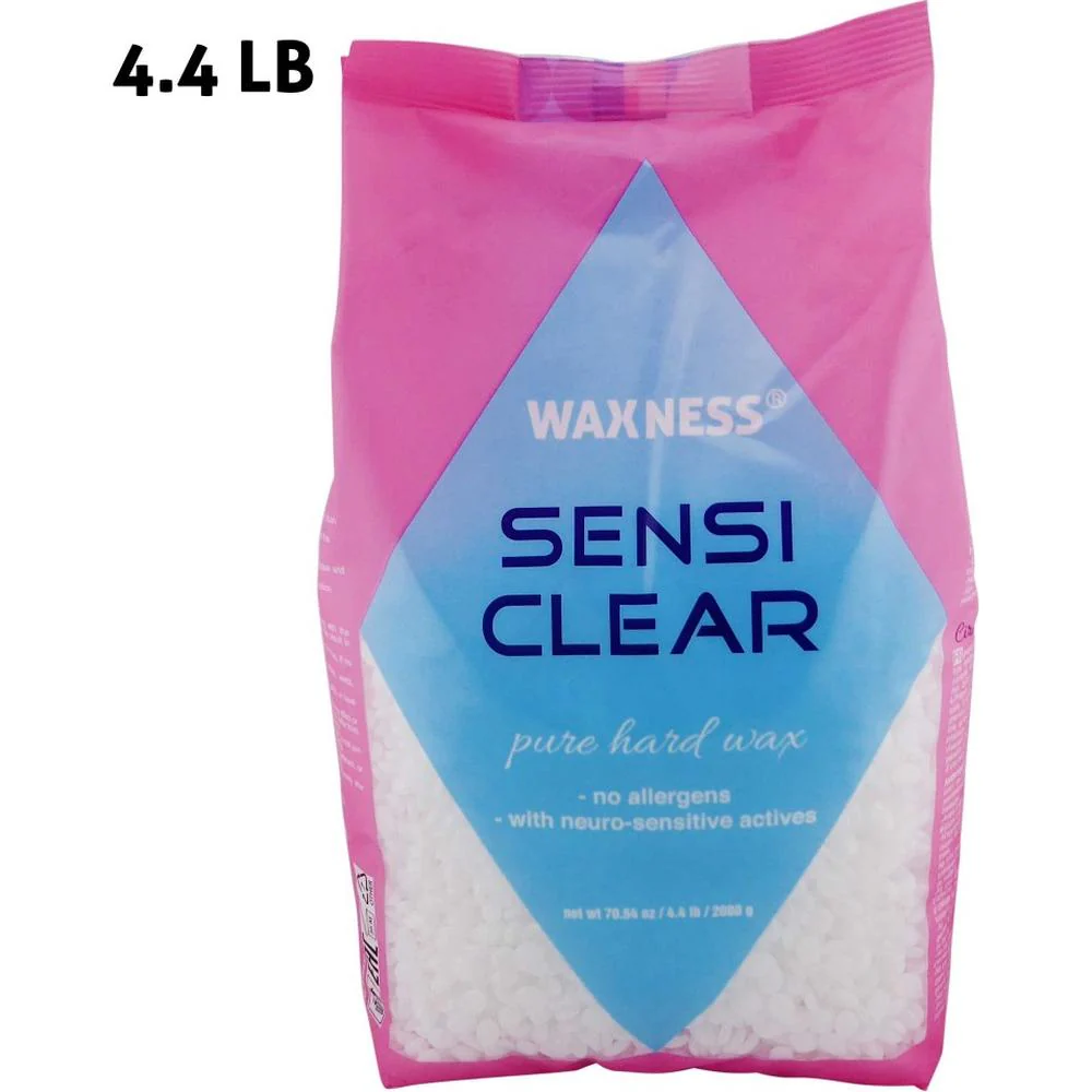 Sensi Clear Rosin Free Hard Wax Beads - Made in Italy / 8.8 Lbs. (2 Bags - 4.4 lbs. - 70.5 oz. - 2,000 grams Each) by Waxness - Image 2