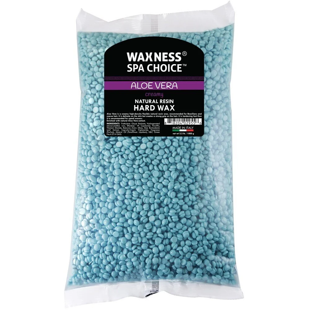 Waxness Spa Choice Aloe Vera Hard Wax Beads - Made in Italy / Bulk 26.6 lbs. - 12 kg. - Image 2