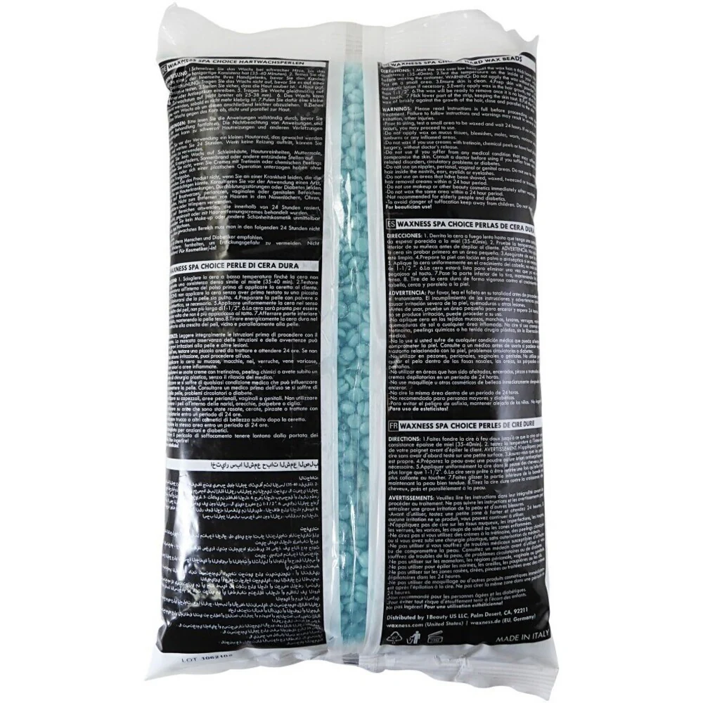 Waxness Spa Choice Aloe Vera Hard Wax Beads - Made in Italy / Bulk 26.6 lbs. - 12 kg. - Image 3