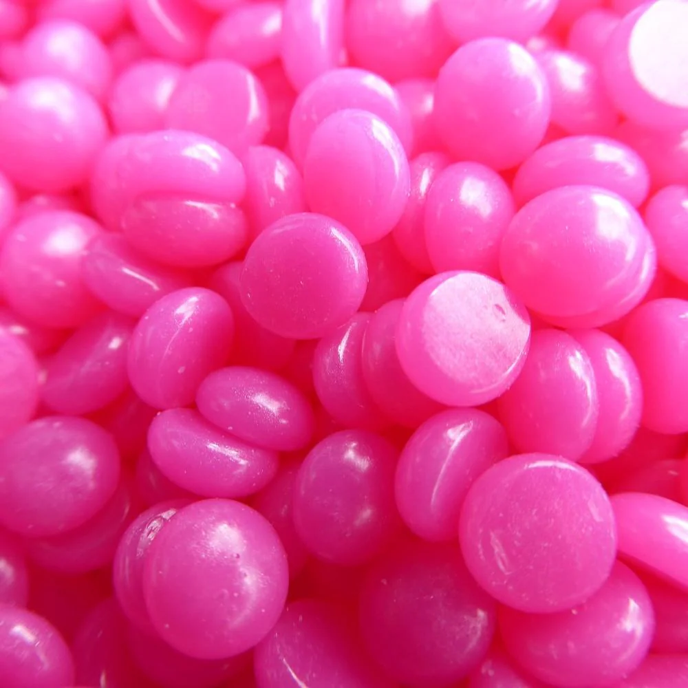 Spa Choice Medium Creamy Versatile Sparkly Fuchsia Hard Wax Beads - Made in Italy / 4.4 Lbs. (4 Bags - 1.1 lbs. - 17.6 oz. - 500 grams Each) by Waxness - Image 3