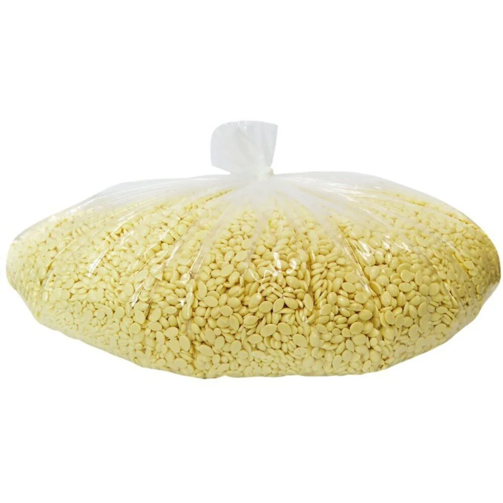 Waxness Wax Necessities White Chocolate Film Hard Wax Beads - Made in Italy / Bulk 22 lbs. - 10 kg.