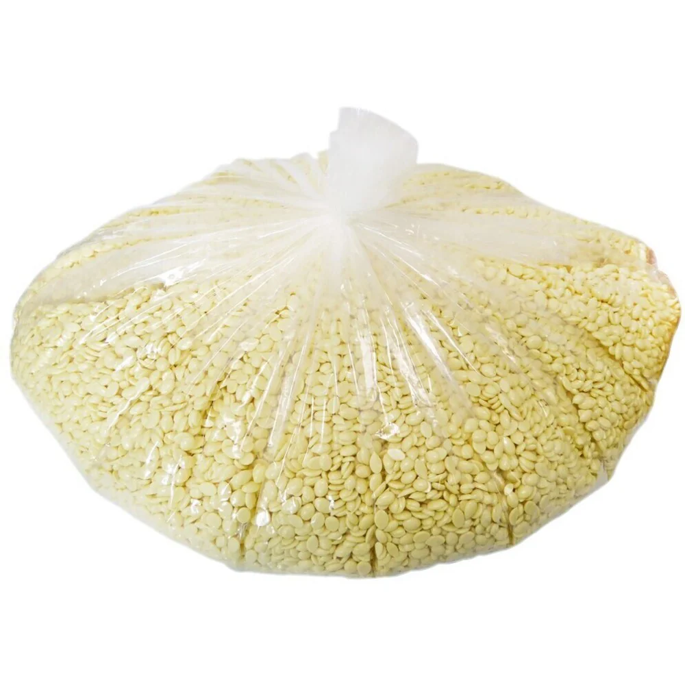 Waxness White Tea Cream Film Hard Wax Beads - Made in Italy / Bulk 22 lbs. - 10 kg. - Image 2