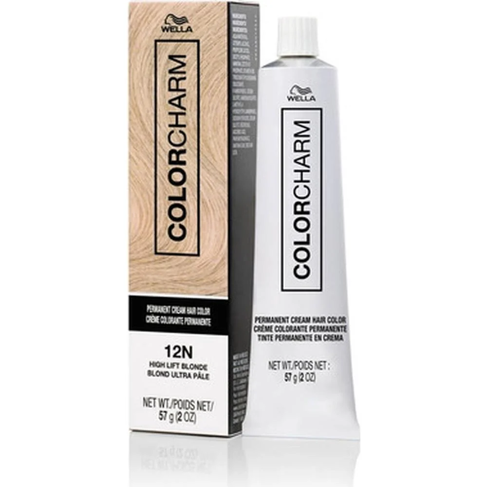 Wella Color Charm Permanent Cream Hair Color - 12N High Lift Blonde / 2 oz.