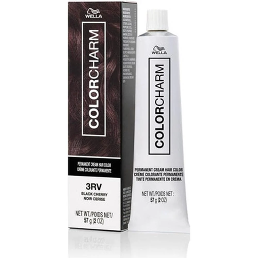 Wella Color Charm Permanent Cream Hair Color - 3RV Black Cherry / 2 oz.