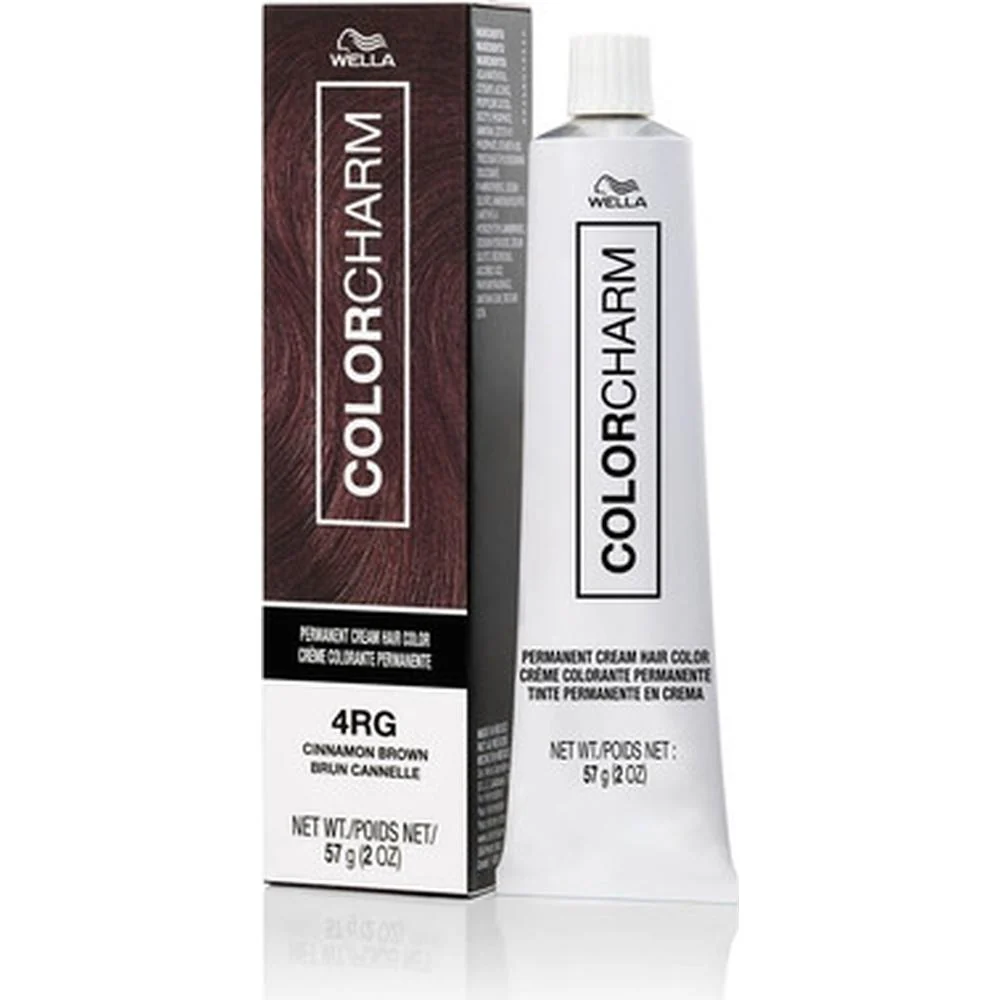 Wella Color Charm Permanent Cream Hair Color - 4RG Cinnamon Brown / 2 oz.