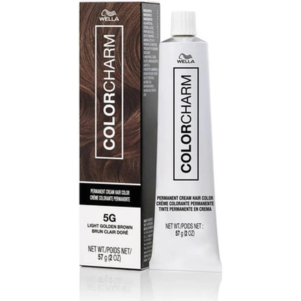 Wella Color Charm Permanent Cream Hair Color - 5G Light Golden Brown / 2 oz.