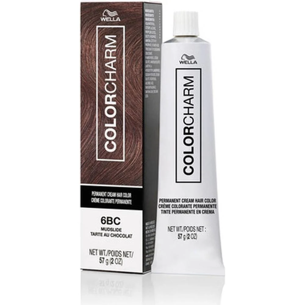 Wella Color Charm Permanent Cream Hair Color - 6BC Mudslide / 2 oz.