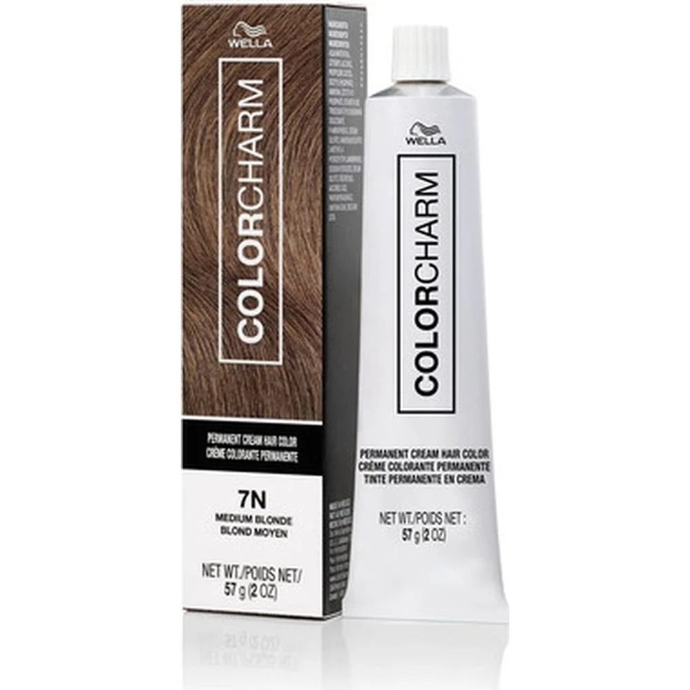 Wella Color Charm Permanent Cream Hair Color - 7N Medium Blonde / 2 oz.