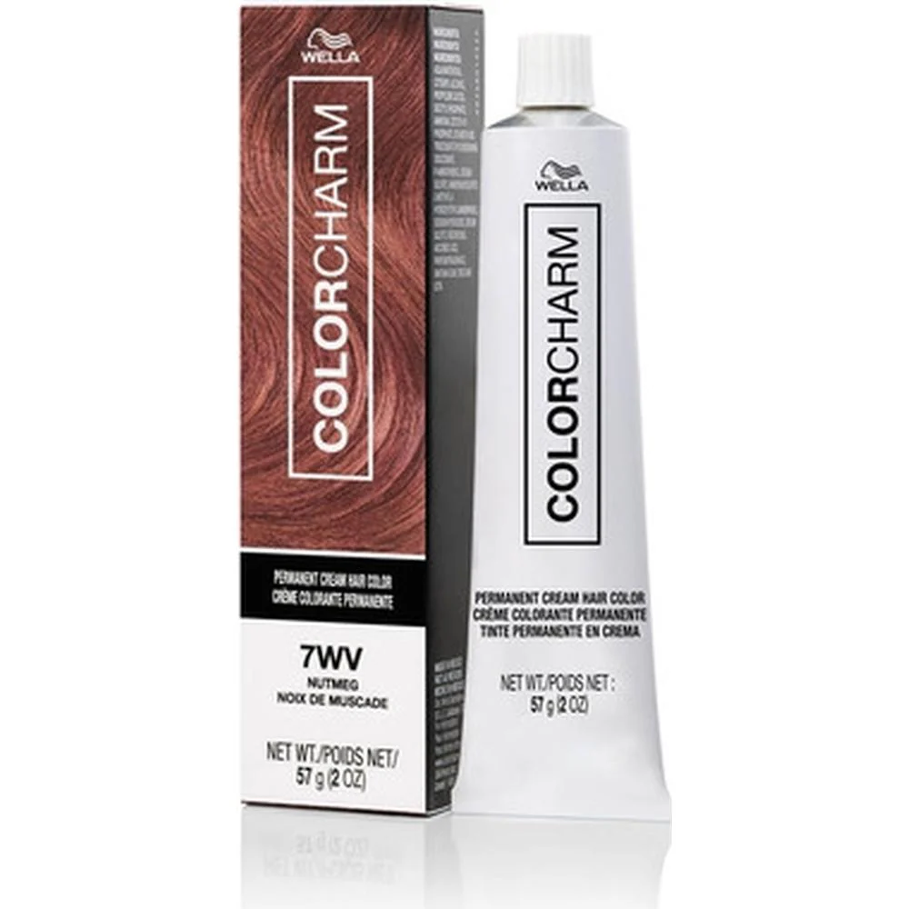 Wella Color Charm Permanent Cream Hair Color - 7WV Nutmeg / 2 oz.