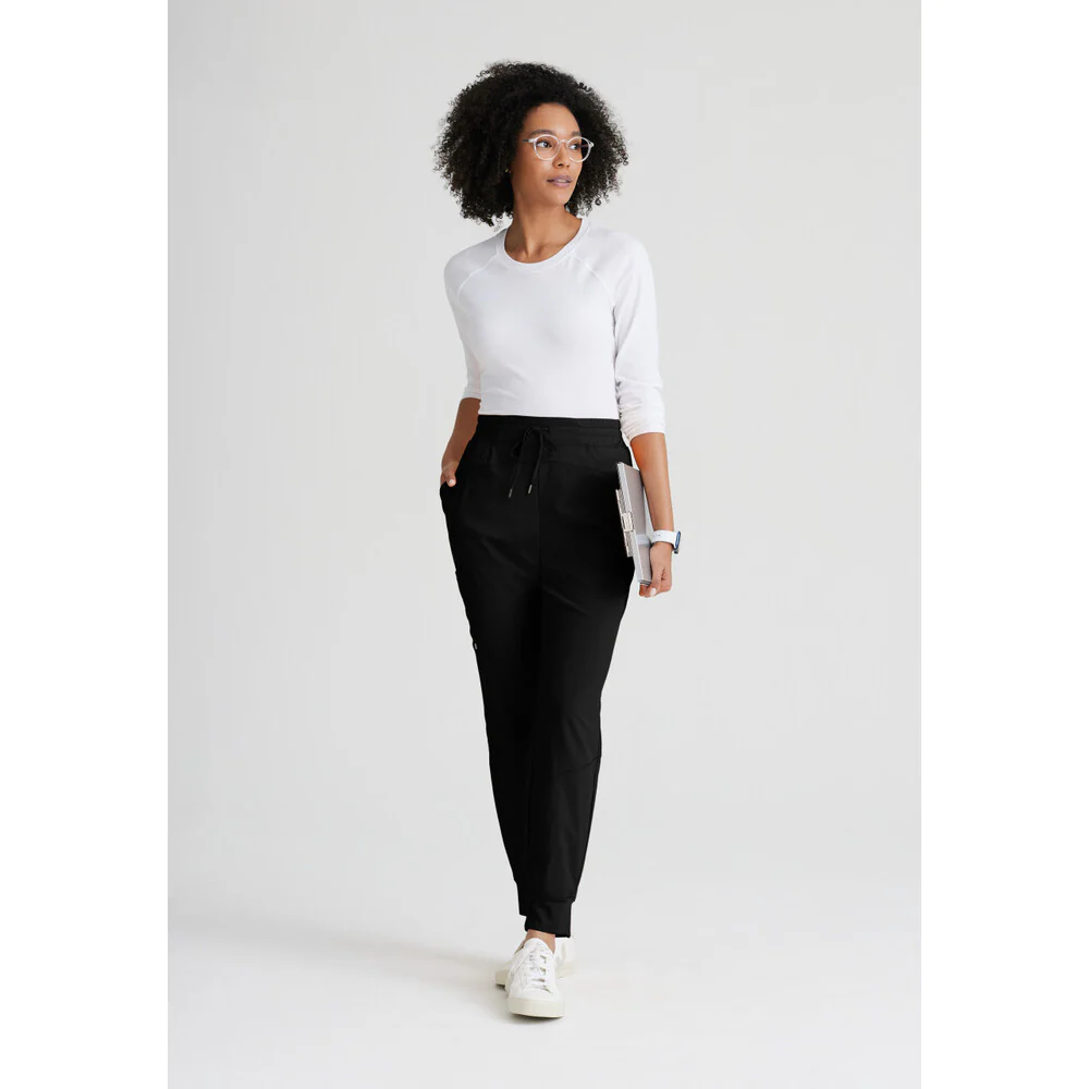 Women's Boost Jogger Scrub Pant - Barco One Collection / Color - Black / Fit - Regular / Sizes - XS, S, M, L, XL, 2XL, 3XL by Barco Uniforms - Image 3