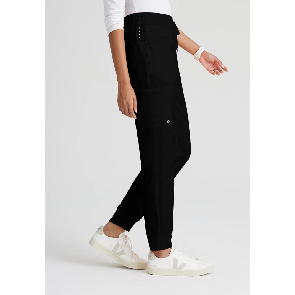 Women's Boost Jogger Scrub Pant - Barco One Collection / Color - Black / Fit - Regular / Sizes - XS, S, M, L, XL, 2XL, 3XL by Barco Uniforms - Image 5