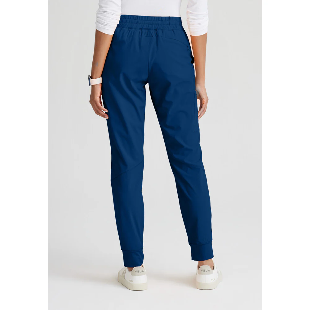Women's Boost Jogger Scrub Pant - Barco One Collection / Color - Indigo / Fit - Regular / Sizes - XS, S, M, L, XL, 2XL, 3XL by Barco Uniforms - Image 4