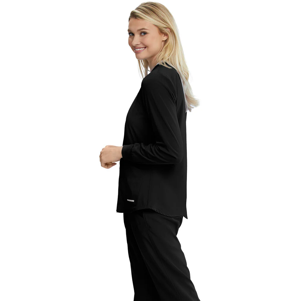 Women's Stability Warmup Scrub Jacket - Skechers Collection / Color - Black / Fit - Regular / Sizes - XS, S, M, L, XL, 2XL, 3XL by Barco Uniforms - Image 4