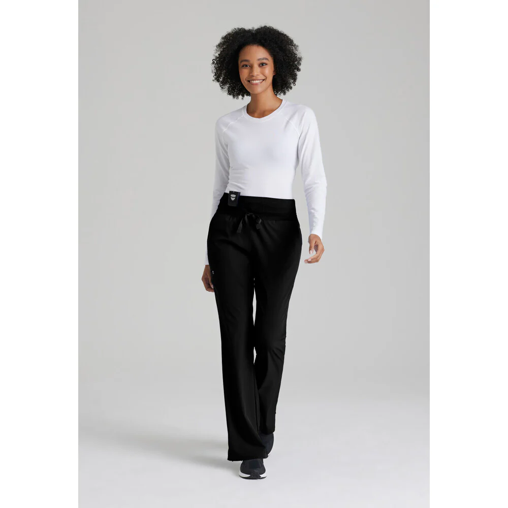 Women's Stride Scrub Pant - Barco One Collection / Color - Black / Fit - Regular / Sizes - XS, S, M, L, XL, 2XL, 3XL by Barco Uniforms - Image 6