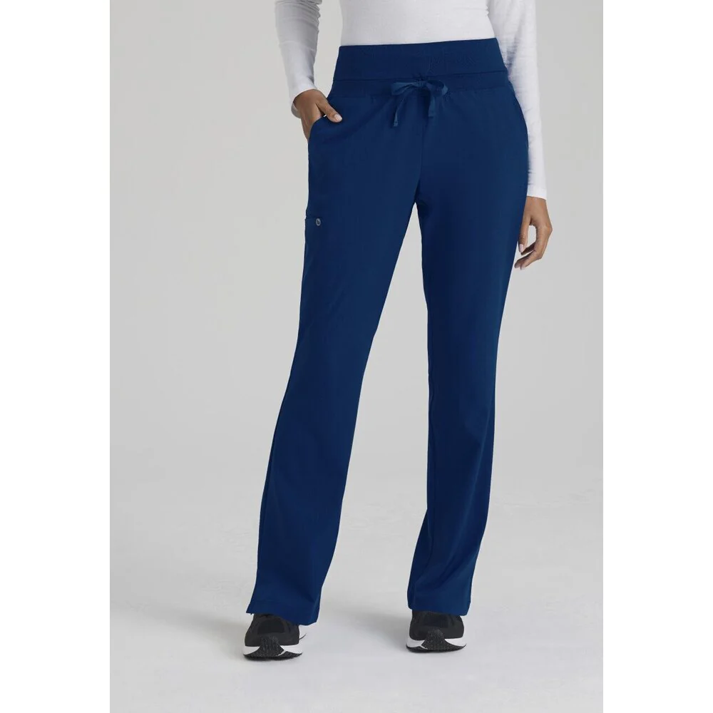Women's Stride Scrub Pant - Barco One Collection / Color - Indigo / Fit - Regular / Sizes - XS, S, M, L, XL, 2XL, 3XL by Barco Uniforms
