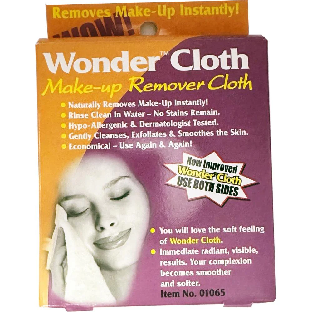 WonderCloth / All-Natural Makeup Remover Cloth - Perfect For Salon & Spa Retail!