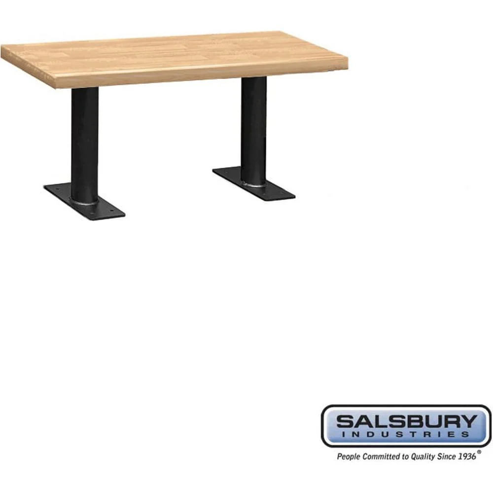 Wood Locker Bench - 36" - 14" Deep by Salsbury - Image 4