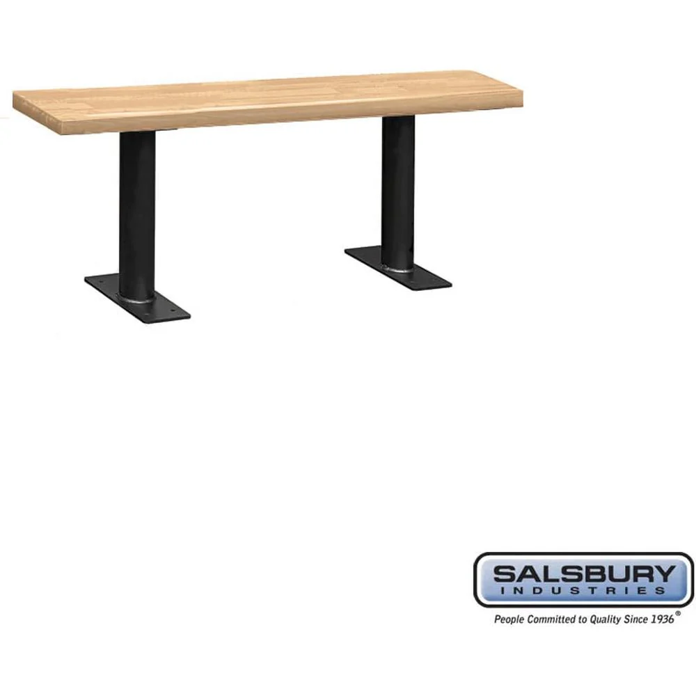 Wood Locker Bench - 48" - 9.5" Deep by Salsbury - Image 3