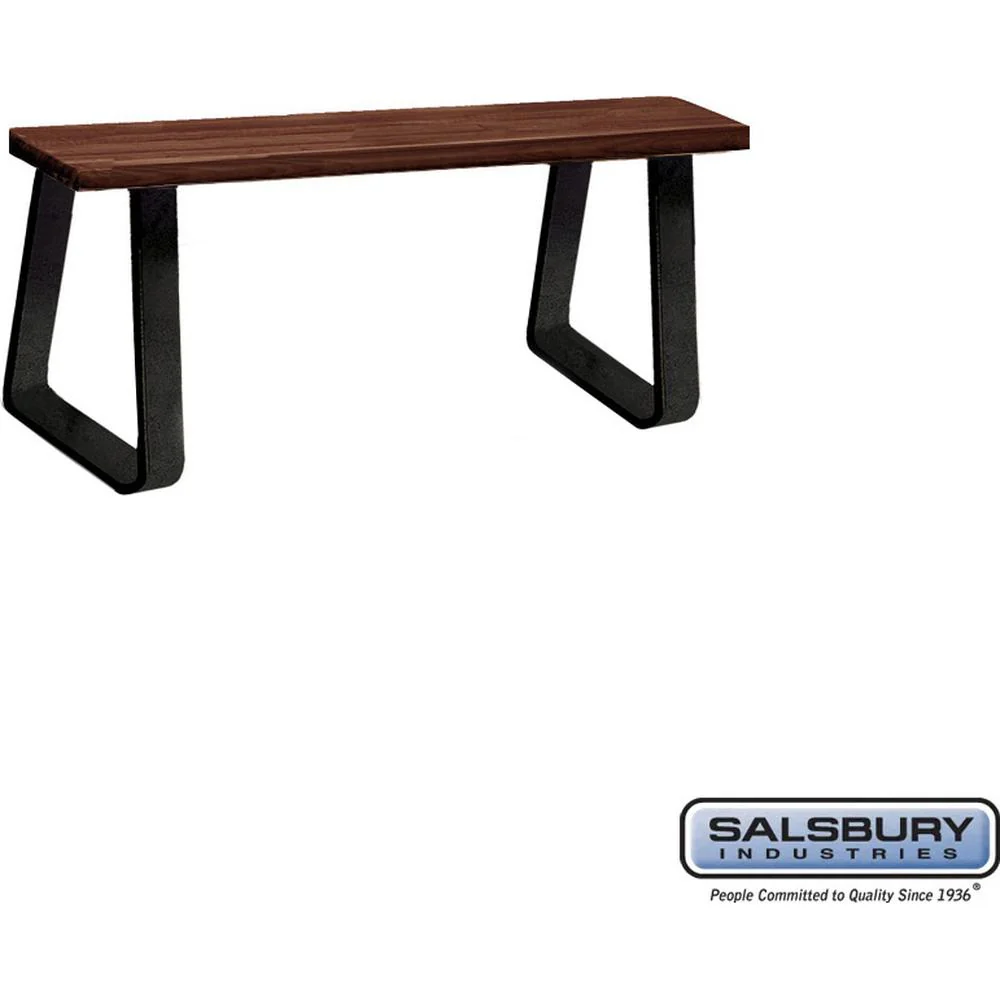 Wood Locker Bench - 48" - 9.5" Deep - Free Standing by Salsbury