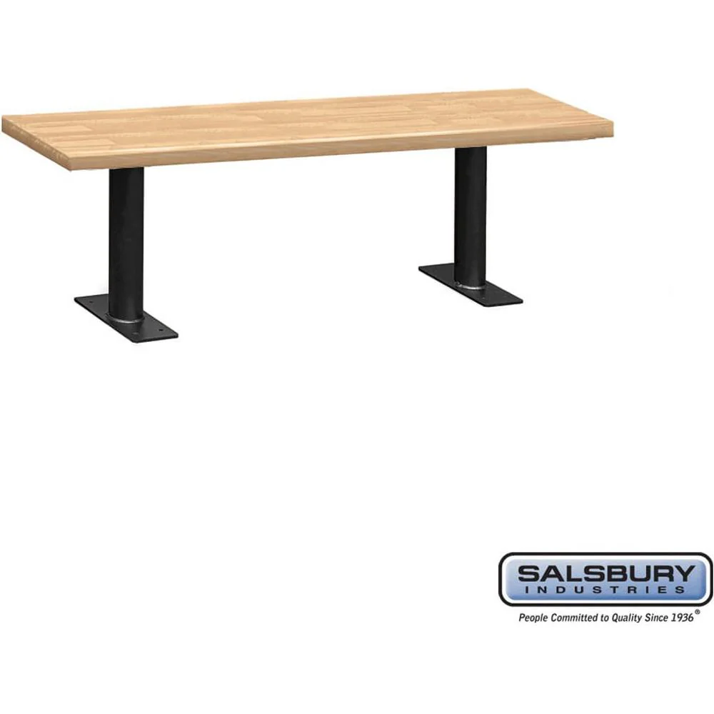 Wood Locker Bench - 60" - 14" Deep by Salsbury - Image 4