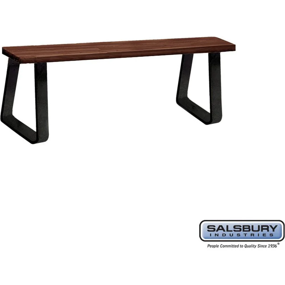 Wood Locker Bench - 60" - 9.5" Deep - Free Standing by Salsbury