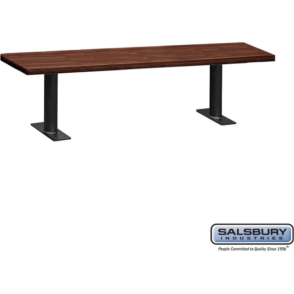 Wood Locker Bench - 72" - 14" Deep by Salsbury