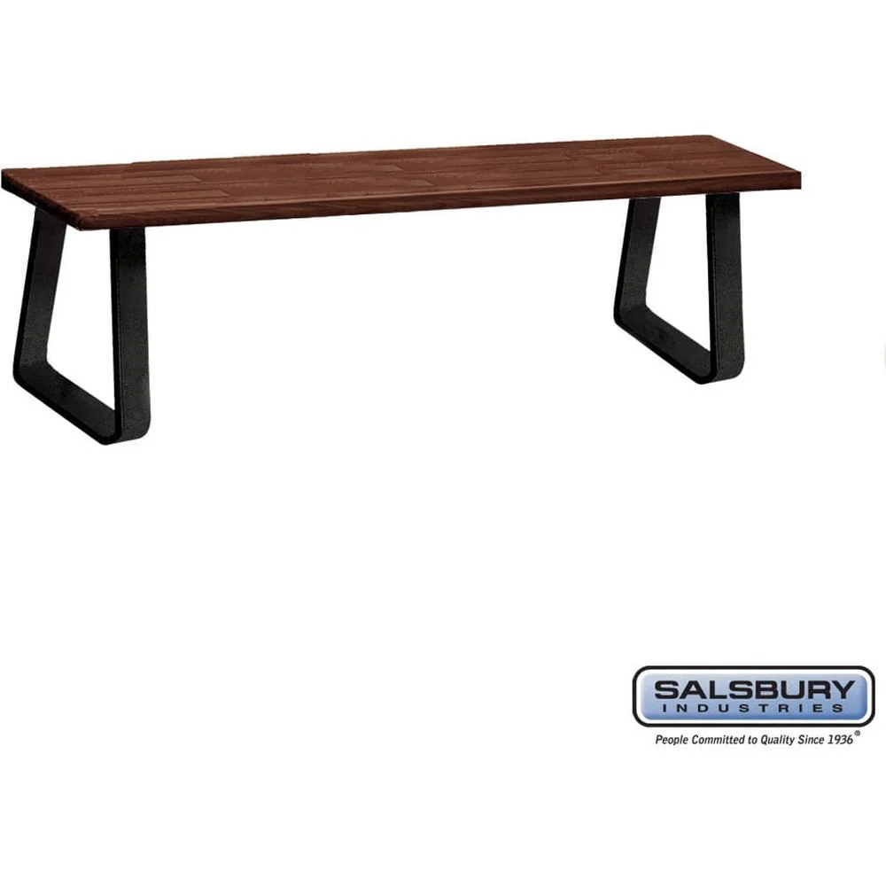 Wood Locker Bench - 72" - 14" Deep by Salsbury - Image 3