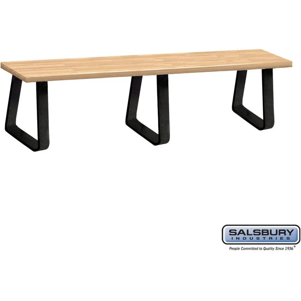 Wood Locker Bench - 84" - 14" Deep by Salsbury - Image 5