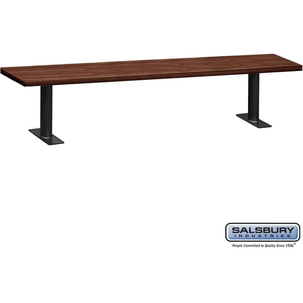 Wood Locker Bench - 96" - 14" Deep by Salsbury