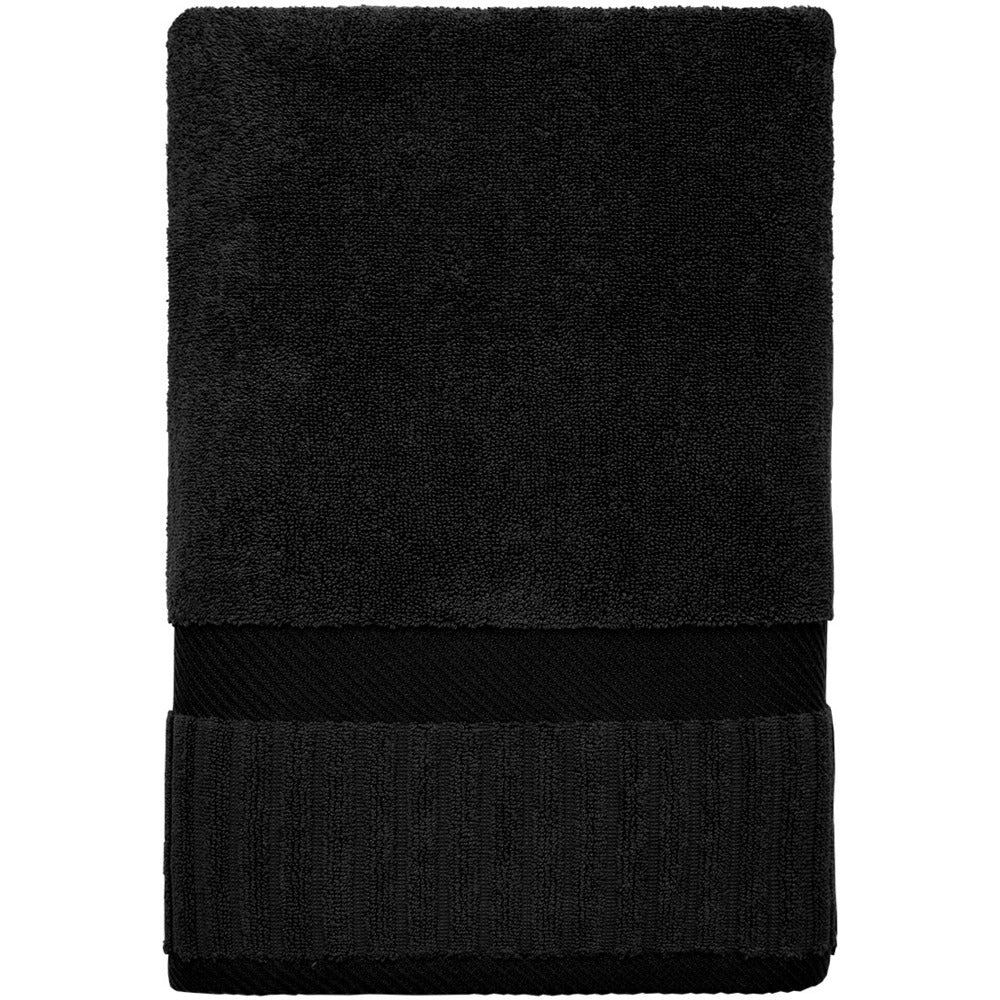 Zenith Collection Stylish Bath Sheet / 36" X 66" / Ebony / 1 Dozen by The Turkish Towel Company