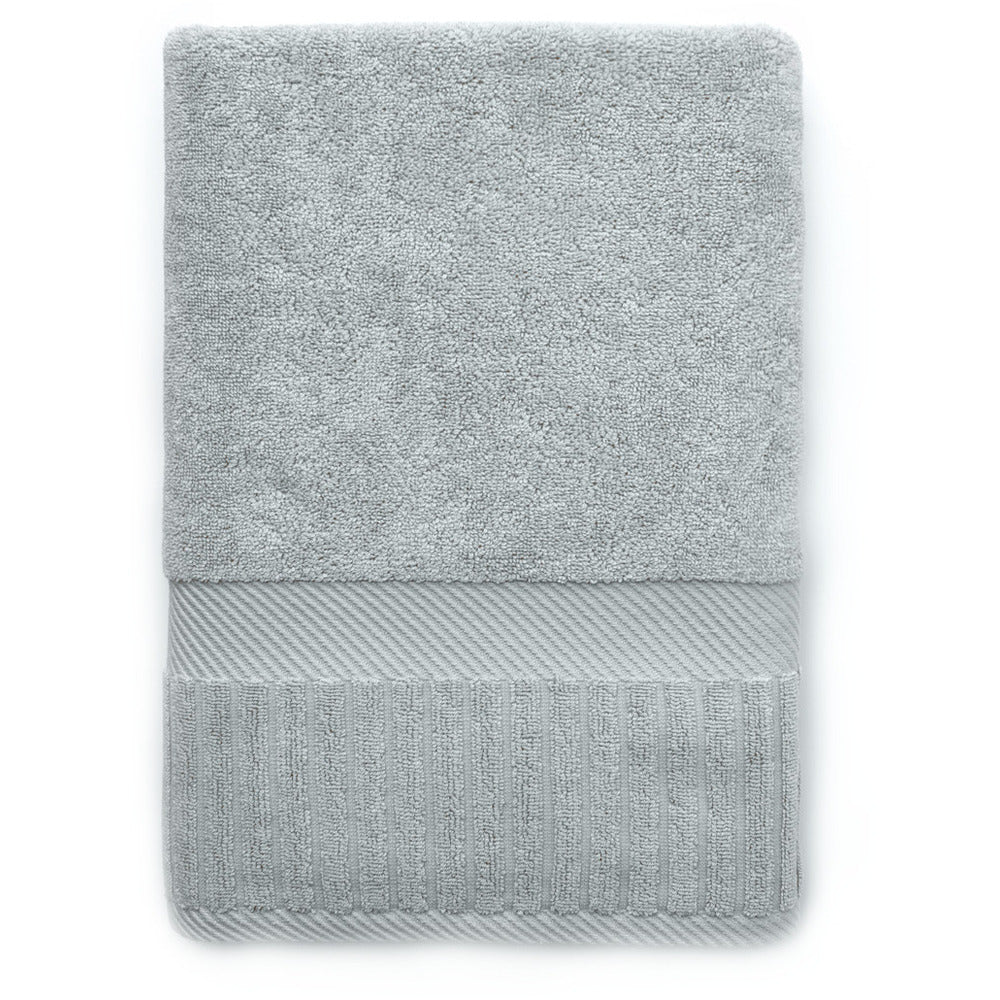 Zenith Collection Stylish Bath Sheet / 36" X 66" / Grey Mist / 1 Dozen by The Turkish Towel Company